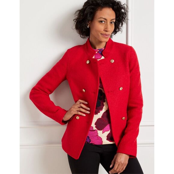 Talbots Jackets & Blazers - Talbots double breasted boiled red blazer